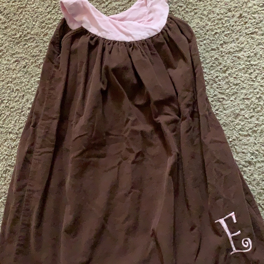 Smokadot Dress with E monogram